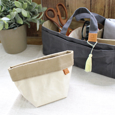 Waxed Canvas Reversible Tote