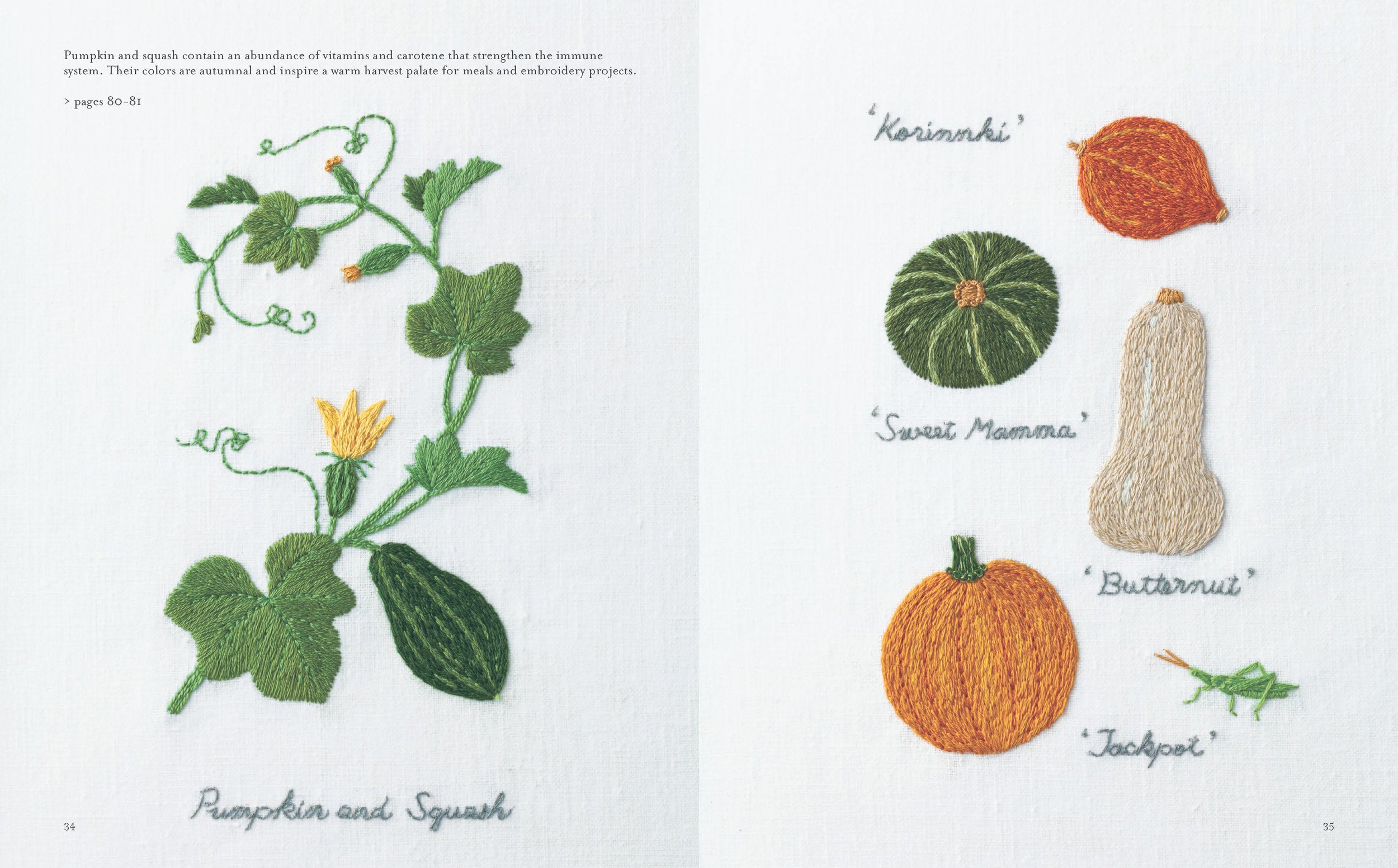 Embroidered Kitchen Garden by Kazuko Oaki – Brooklyn Haberdashery