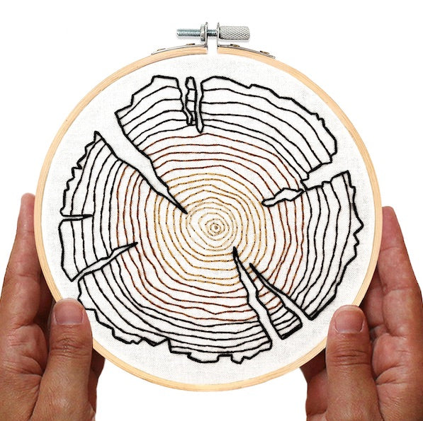 Tree Rings Embroidery Kit – Brooklyn Haberdashery