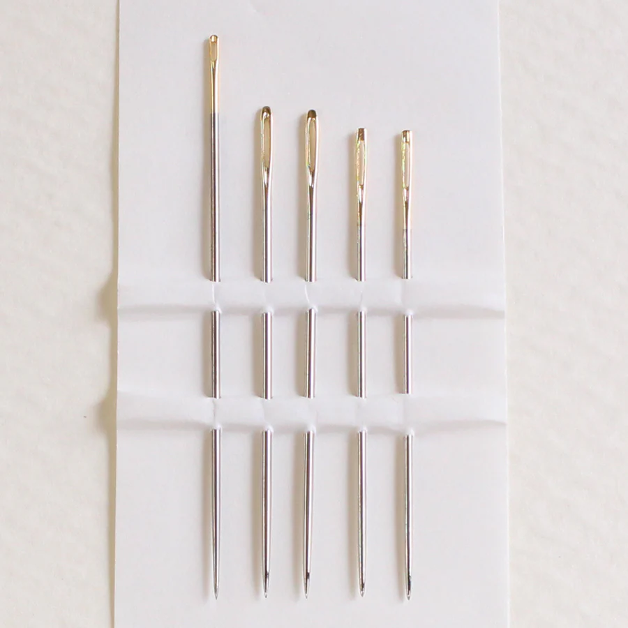 How to thread a sashiko needle with sashiko thread - A Threaded Needle