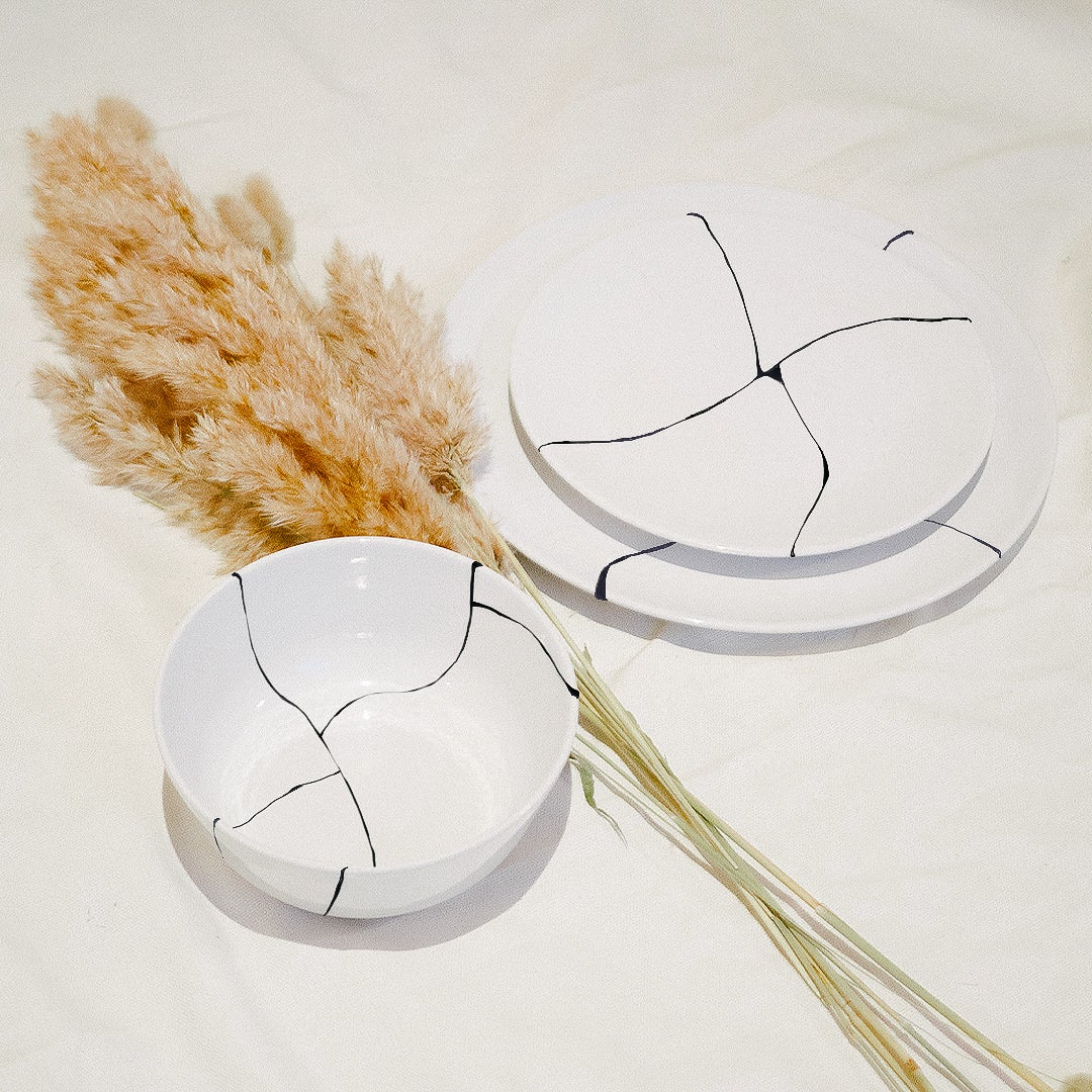 DIY Kintsugi Kit with Ceramic Heart - Gold – Flawed Masterpiece