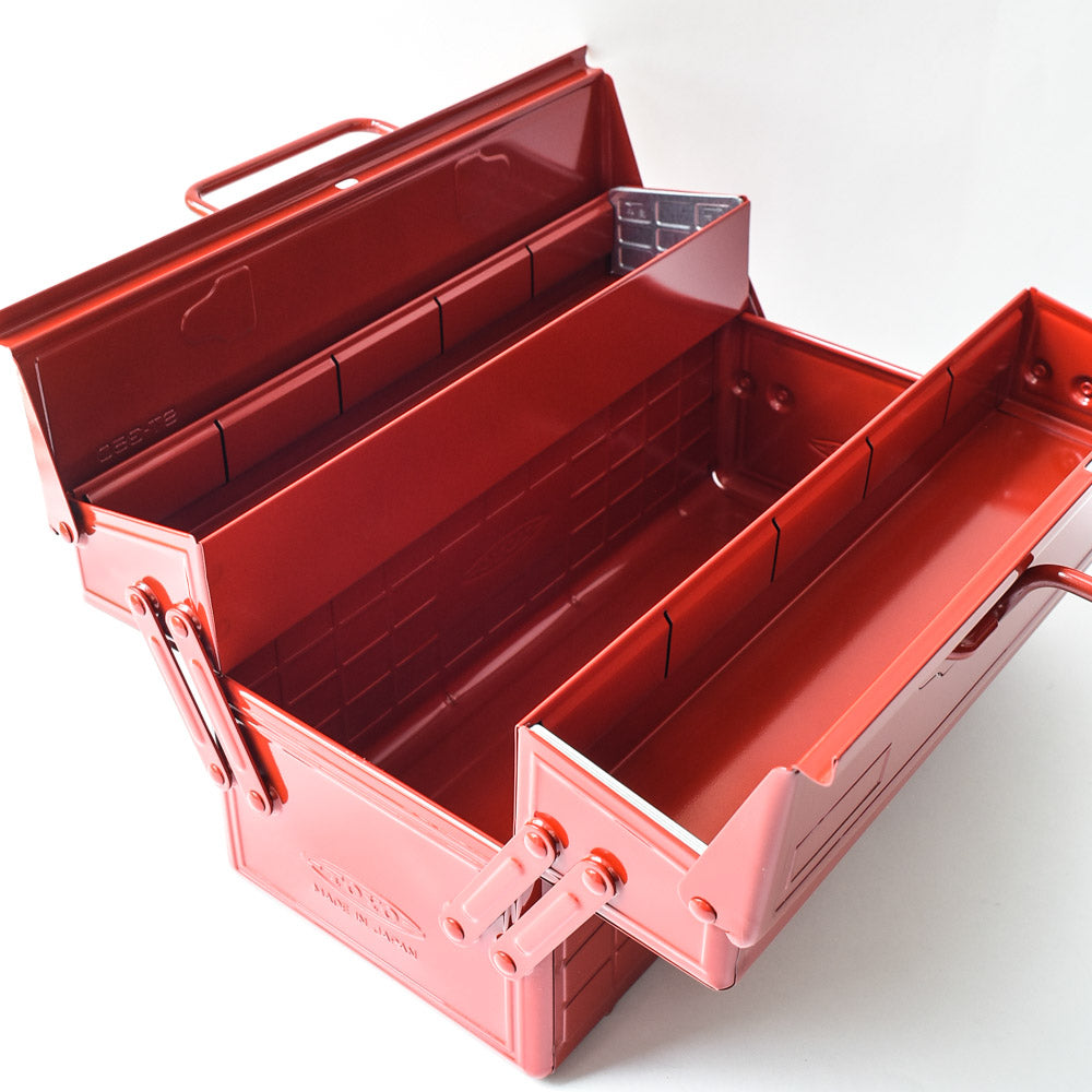 Cantilever Red Tool Box with 4 Trays