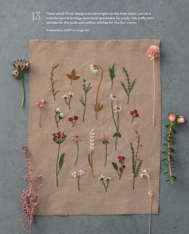 Botanical Specimens Embroidery