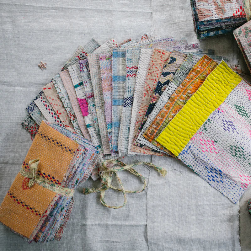 Kantha Tiny Stitch Layer Cake - 10" squares