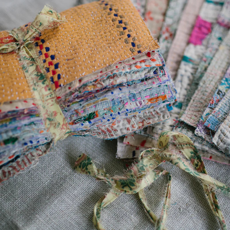 Kantha Tiny Stitch Layer Cake - 10" squares