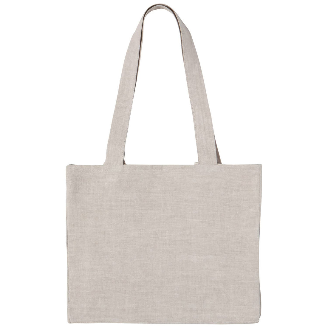 Linen Tote, Dove Gray