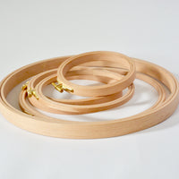 Wood Embroidery Hoops, Adjustable -- 24mm