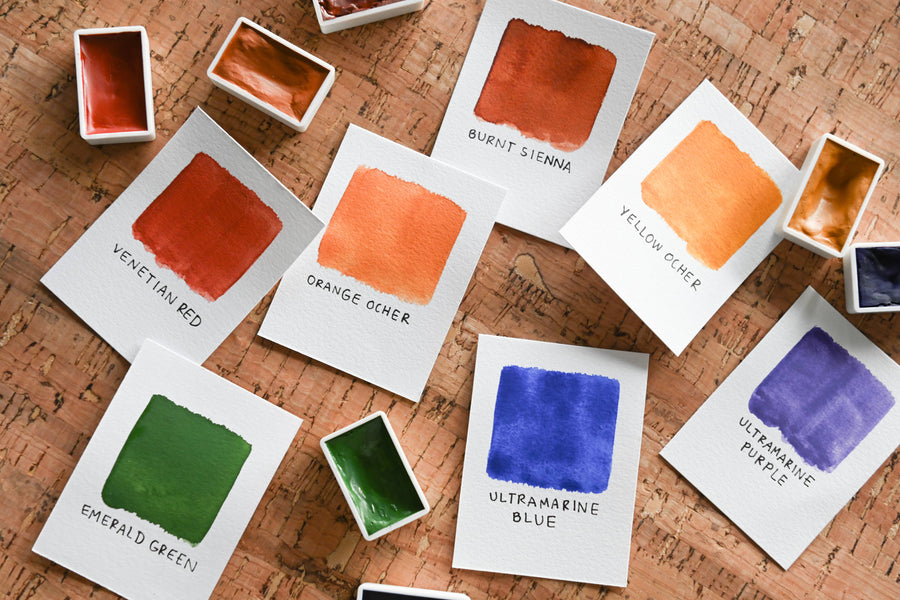 Natural Watercolor Paint DIY Kit