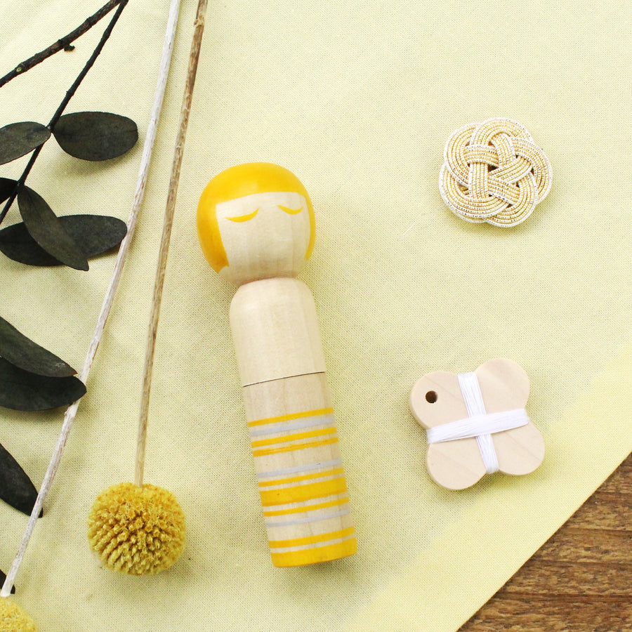 Kokeshi Doll Pin Cushion Set