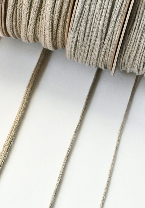 Natural Flax Linen Cord, 2mm