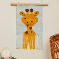 Giraffe Crochet Wall Hanging Kit