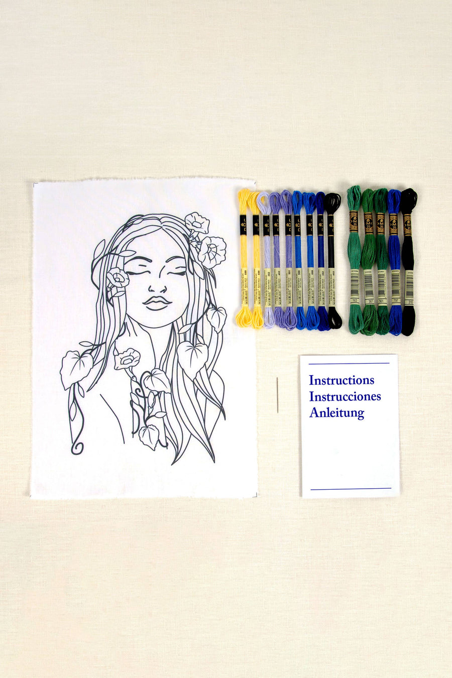 Portrait Bellbind Designer Embroidery Kit