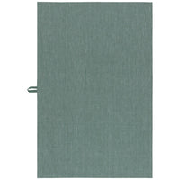 Jade Green Pinstripe Linen Dishtowel