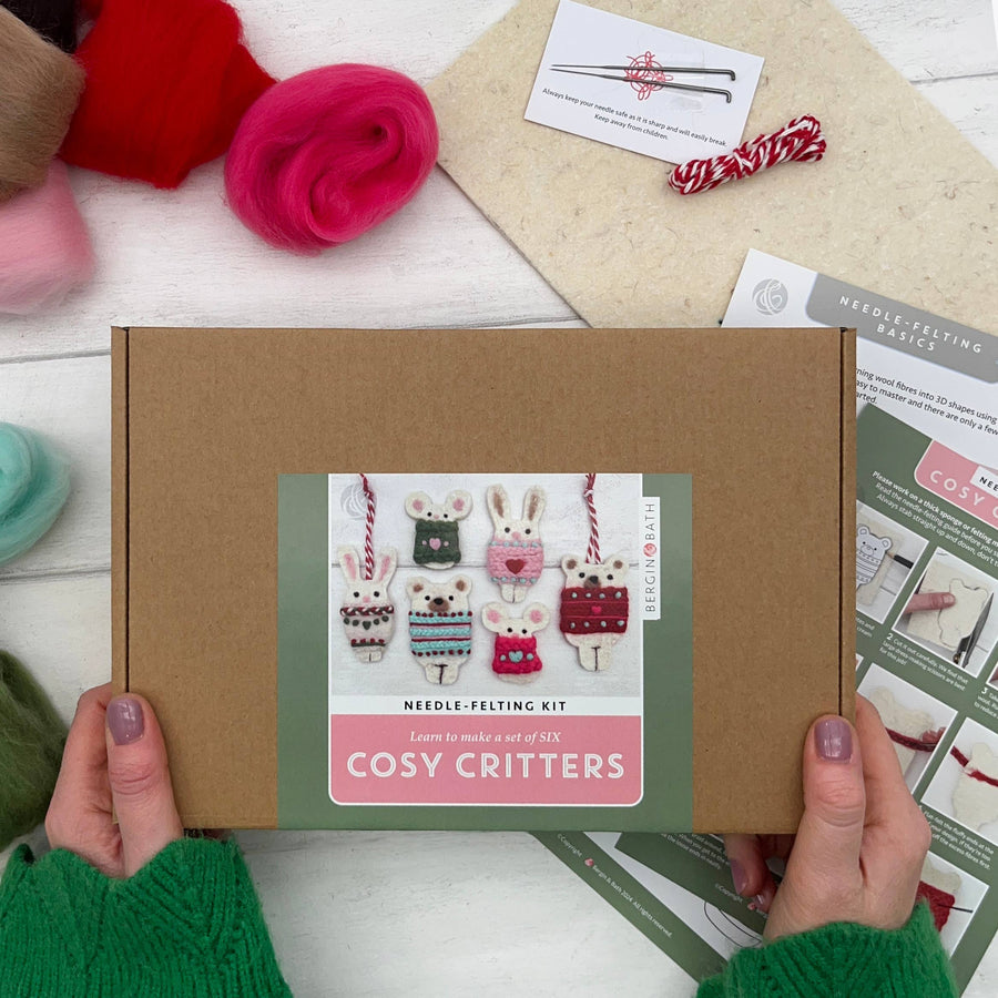 Cozy Critters Needle Felting Kit