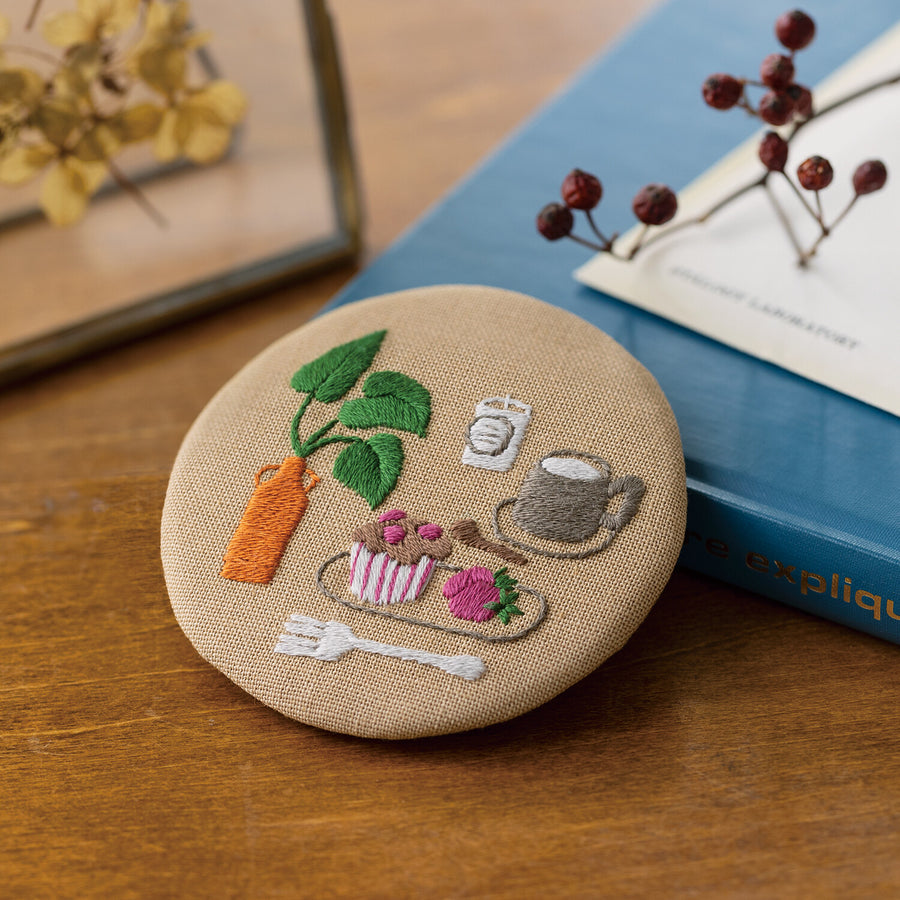 Coffee Time Embroidery Floss Set