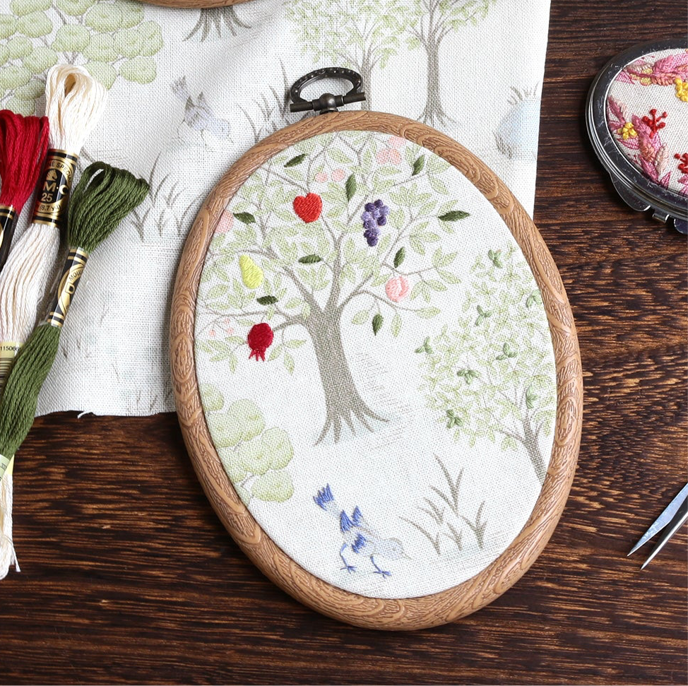 Fruit Trees Embroidery Set