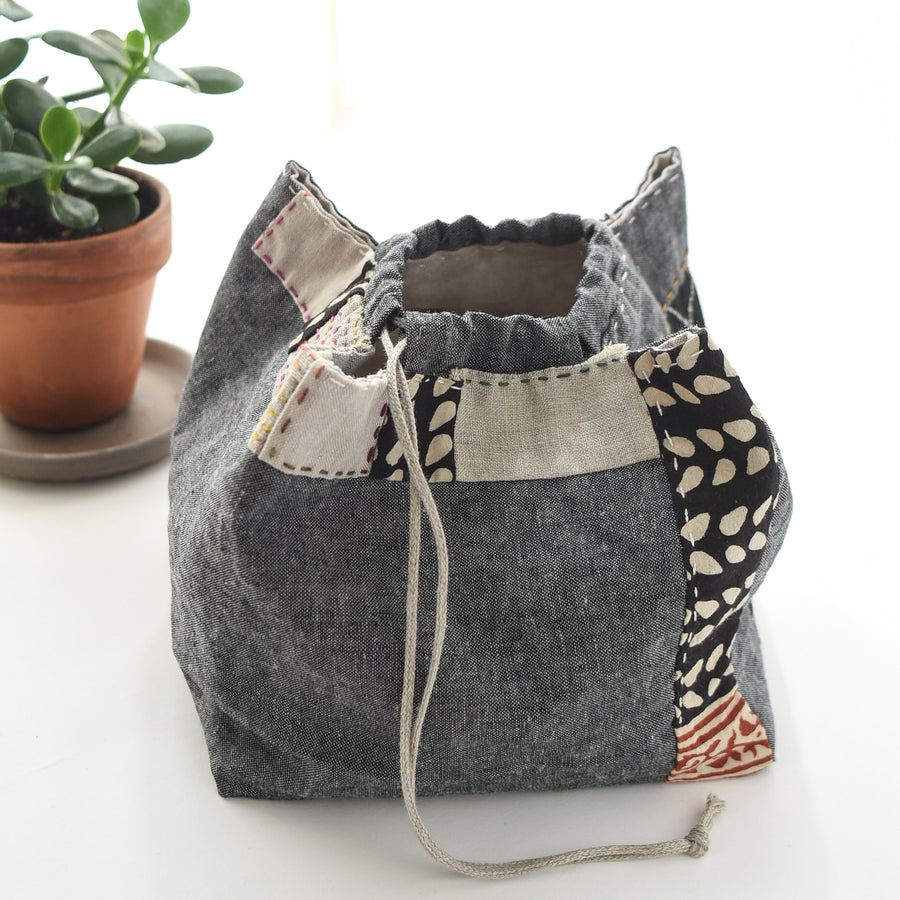 Modern Japanese Rice Pouch Pattern PDF by KZ Stevens