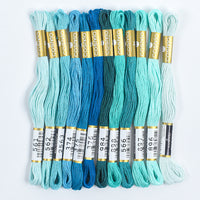 COSMO Embroidery Thread Pack - Blue Lagoon