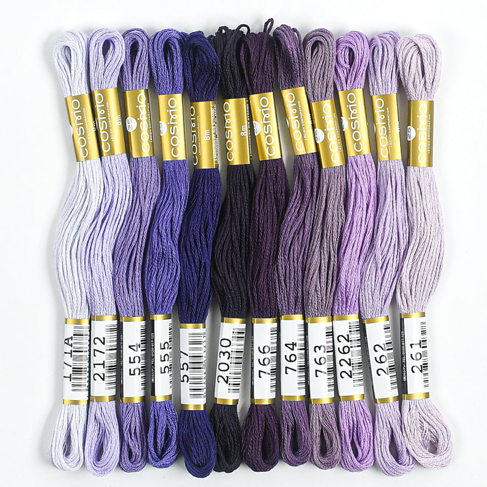 COSMO Embroidery Thread Pack - Lavender