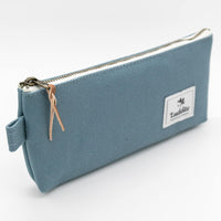 Kurashiki Canvas Pen Case - Gray