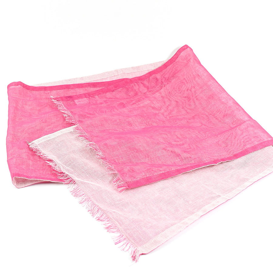 Reversible Gauze Scarf - Peony/Cherry blossom