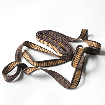 Hand Woven Trim from Greece - Brown