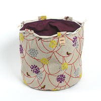 Asa Bucket Bag, Natural birdie