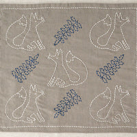 Fox Woodlands Sashiko Kit by Hirvi