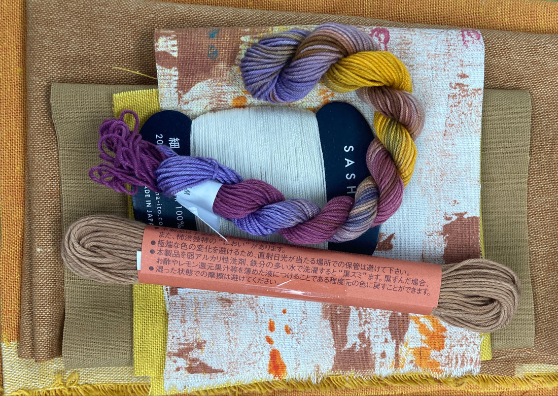 Brooklyn Mojo Fabric & Thread Bundle – Russet Glow