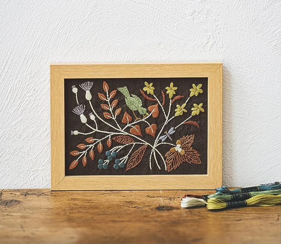 Autumn Embroidery Kit by Alice Makabe