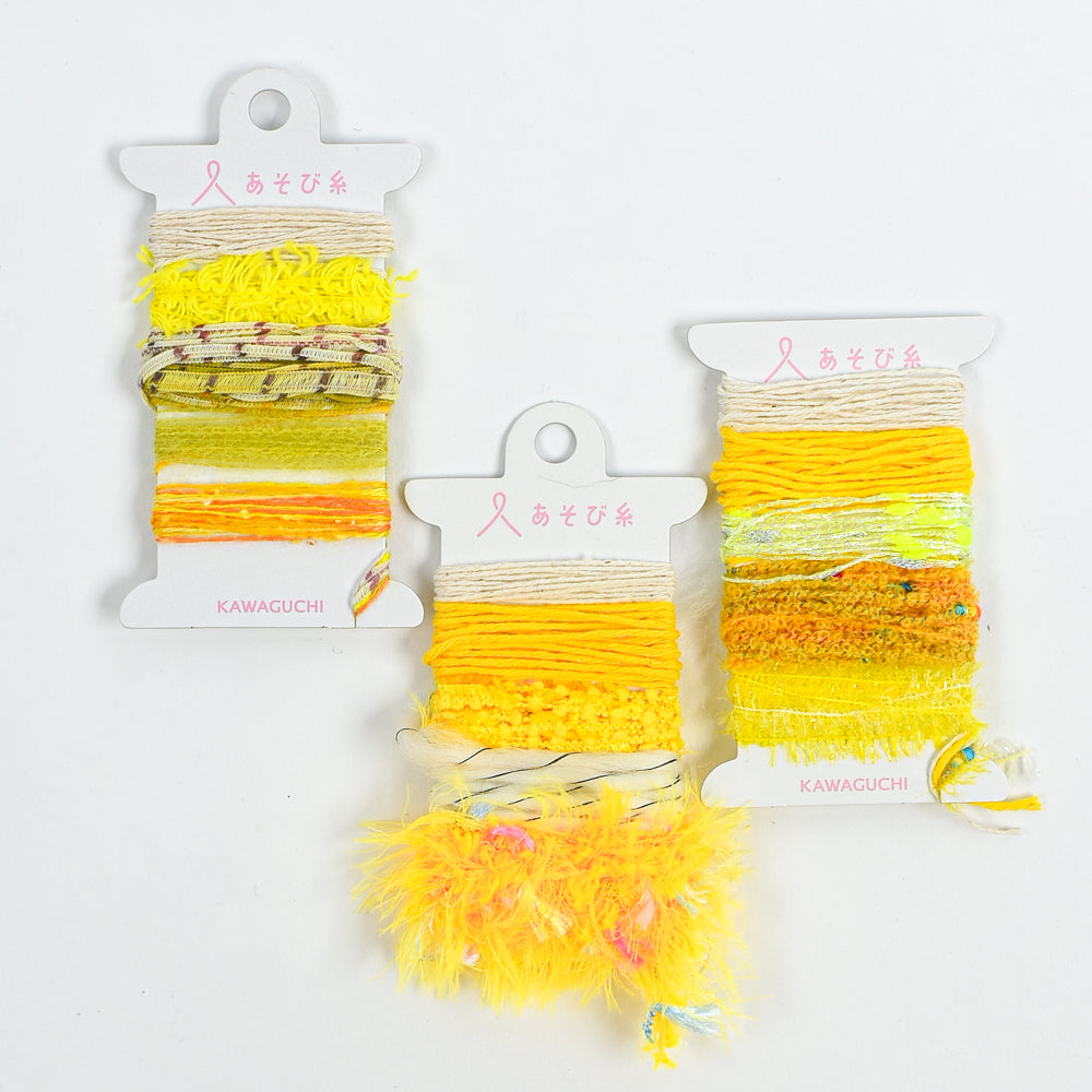 Asobi Ito Thread Sampler - Yellow