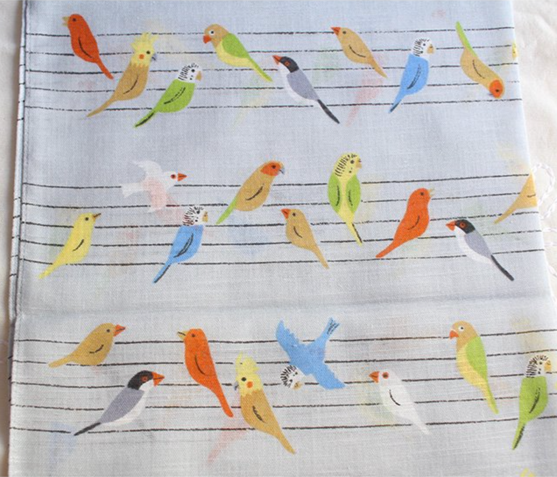 Birds Bandana by Yoko Matsumoto