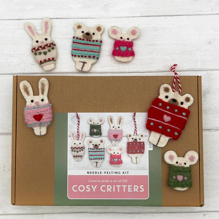 Cozy Critters Needle Felting Kit