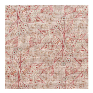 Bird Fabric by Alice Makabe, Red