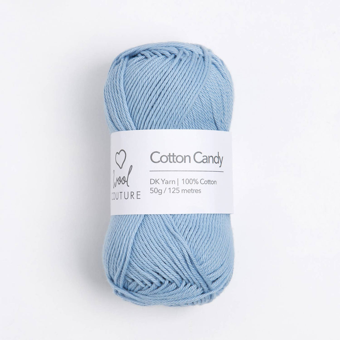 Face Cloth and Scrub Pad Beginner Knitting Kit, Baby Blue