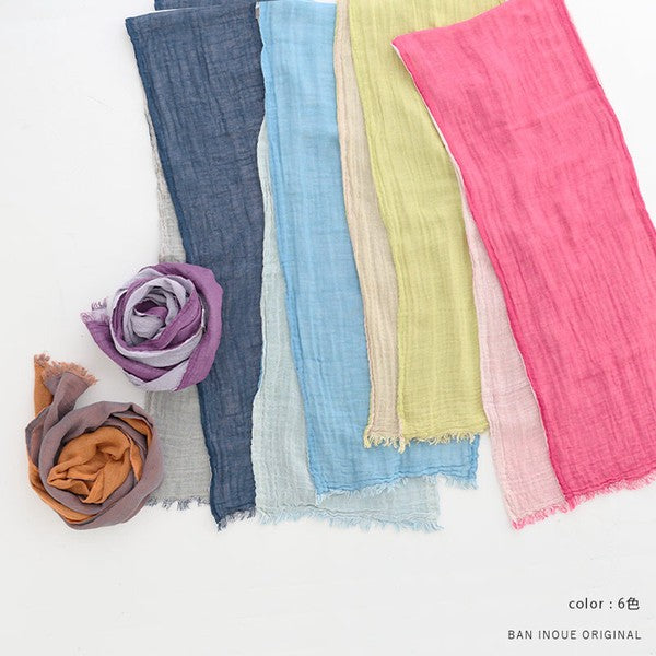 Reversible Gauze Scarf - Peony/Cherry blossom