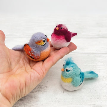 Needle Felting Kit, Baby Birds