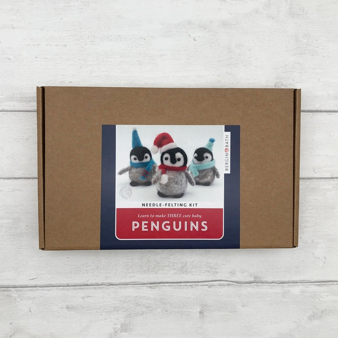 Penguins Needle Felting Kit