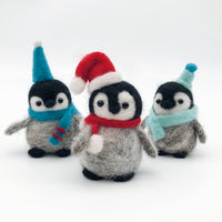 Penguins Needle Felting Kit