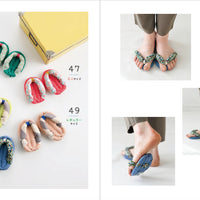 Cute Fabric Sandals by Eriko Handa