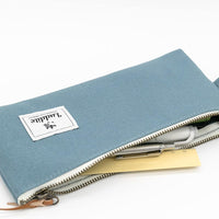 Kurashiki Canvas Pen Case - Sage Green