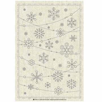 Snowflake Sashiko Cloth by Ky Fujita