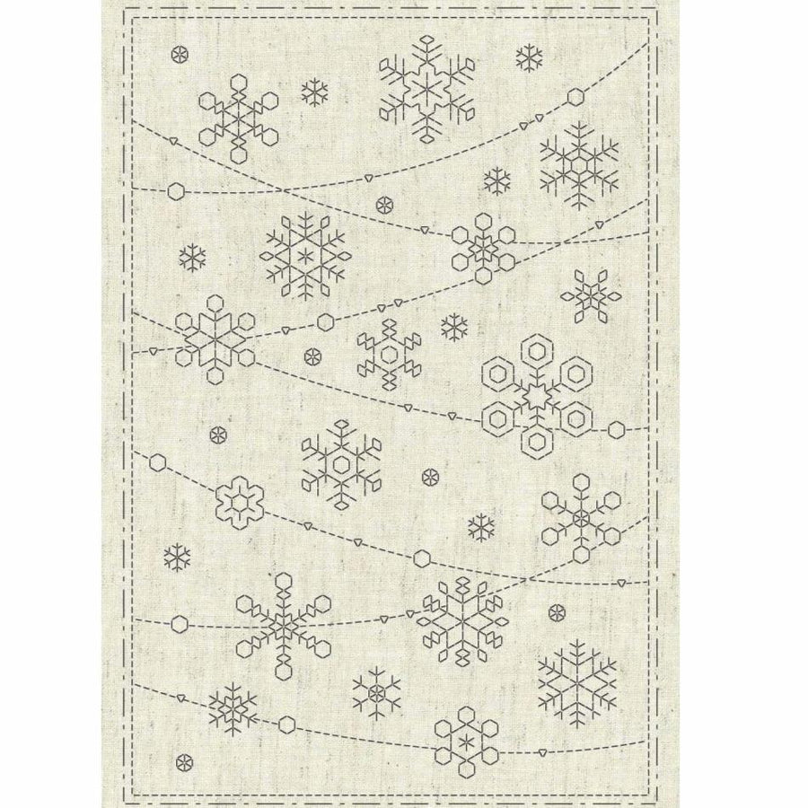 Snowflake Sashiko Cloth by Ky Fujita