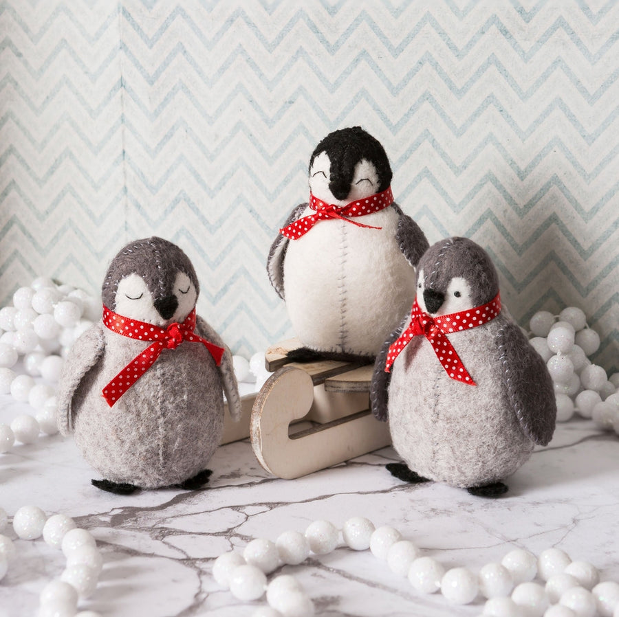 Baby Penguins Felt Crafting Kit