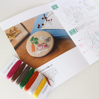 Coffee Time Embroidery Floss Set