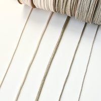 Natural Flax Linen Cord, 5mm