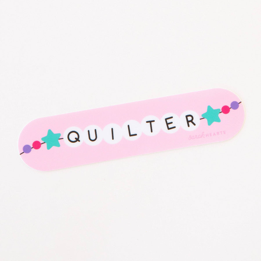 Quilter Friendship Bracelet Sticker