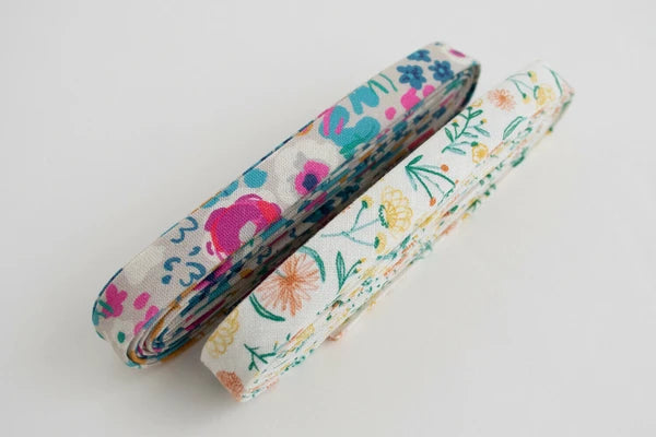 Bias Tape - Bright Flowers