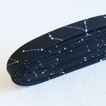 Double Fold Bias Tape 1/2" - Constellations