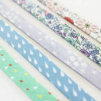 Bias Tape - Metallic Snow